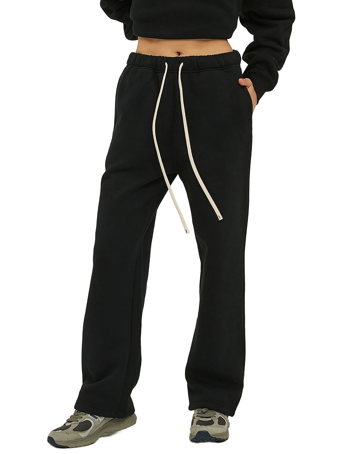 Adult White Fox Inspired Sweatpants
